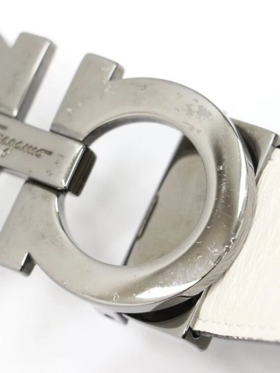 Salvatore Ferragamo Reversible Leather Gancini Belt 42\